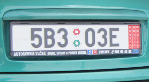 Prague Czech Republic Novelty Car Auto License Plate P01 